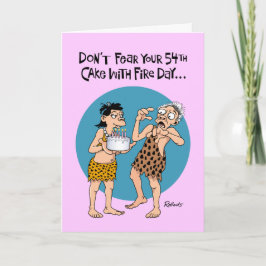 Cartão 54º Aniversário de Homens