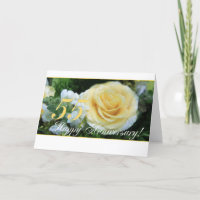 55.º Aniversário de Casamento - Rosa Amarela