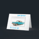 CARTÃO 57 BEL DE AR PARA UM ANIVERSÁRIO DE CARA CLÁSSICO<br><div class="desc">ESTE AR DE BEL CLÁSSICO ERA BONITO POPULAR ENQUANTO ESTAVA SEGUNDO GRAU DE VOLTA NO FINAL DOS ANOS 60... LEMBRO-ME DE COLOCAR 10 EM UM CARRO PARA IR A UM JOGO DE FUTEBOL... MUITAS BOAS MEMÓRIAS PARA CERTEZA QUE O ANIVERSÁRIO DE ESTILO DE~~~~ EXCELENTE DESEJA ESSA CARA CLÁSSICA EM SUA...</div>