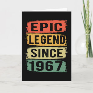 Cartão 58 Anos De Idade Dia 1967 Legenda Epic 58º Anivers