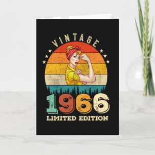 Cartão 59 anos Idade do Dia 1966 Vintage 59º Aniversário 
