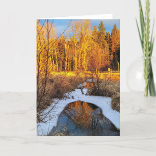 Cartão 5"x7" Folded Card    Creek Reflection 2