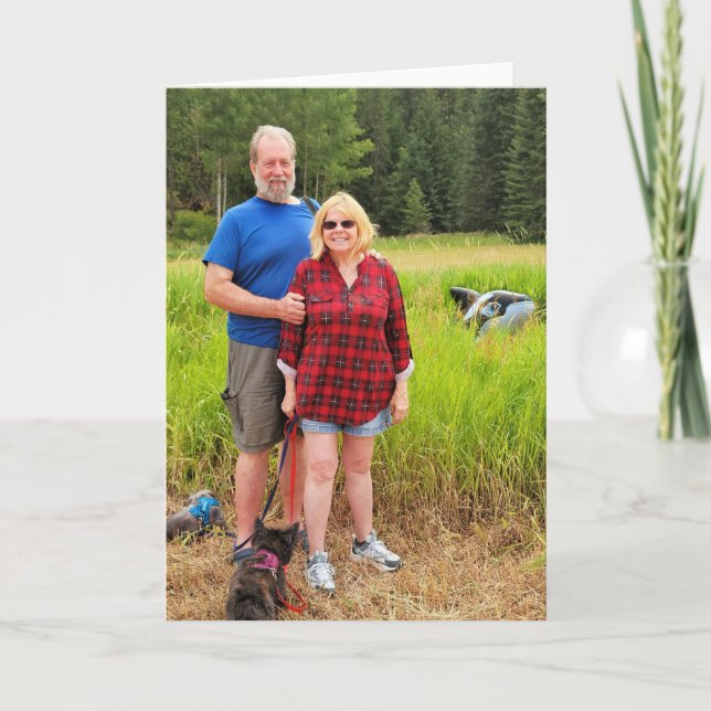 Cartão 5"x7" Folded Card || Farm Photobomb (Frente)