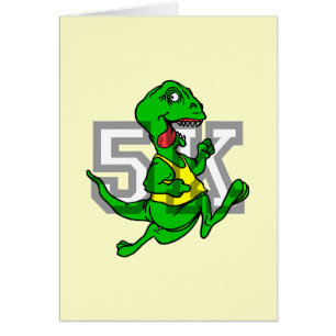 Cartão 5K engraçado
