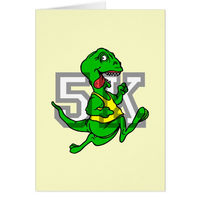 Cartão 5K engraçado (Frente)