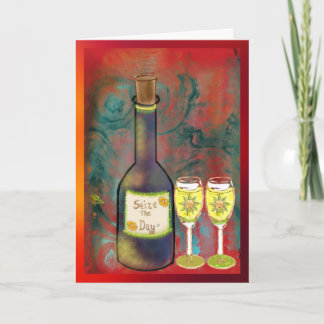 Cartão 5X7 Folded Blank Card-Seize The Day!