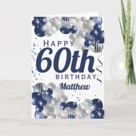 Cartão 60ª Celebração do Marinho de Aniversário
