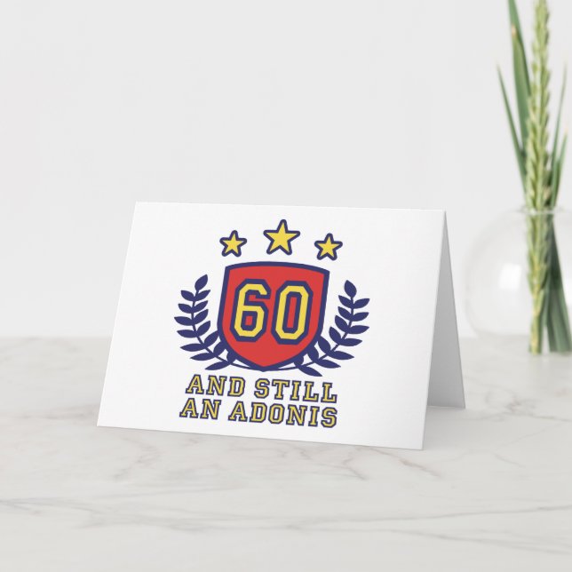 Cartão 60º aniversário (Frente)