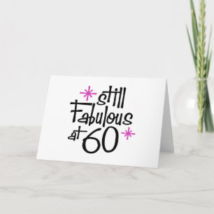 Cartão 60º aniversário