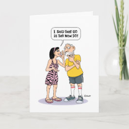 Cartão 60º aniversário engraçado