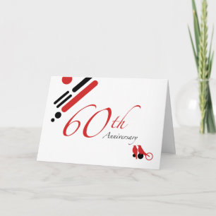 Cartão 60º Aniversário (mod birds)