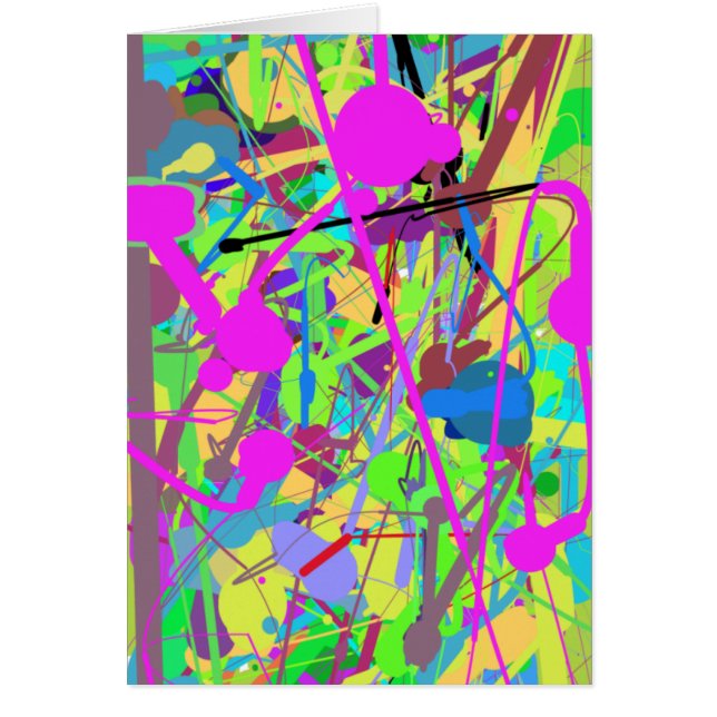 Cartão 60-93 cores da primavera (Frente)