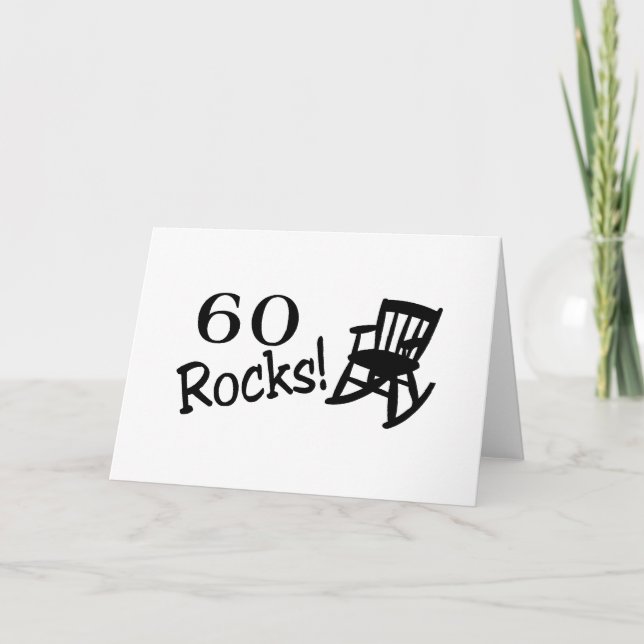 Cartão 60 Rocks (Rocker) (Frente)