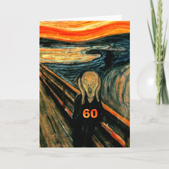 Cartão 60th Aniversário (Frente)