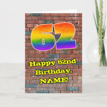 62º aniversário: Arco-Íris 62 Inspirado no Grafite