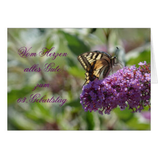 Cartão “63.Geburtstag” by mysteryella