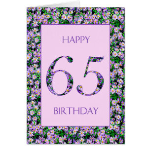 Cartão 65.º Aniversário das Díssias Roxas