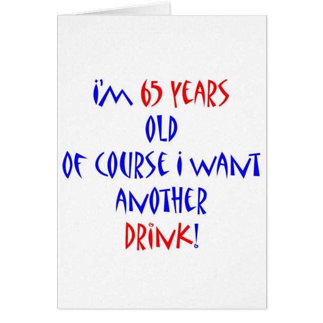 Cartão 65 outros bebida (Frente)