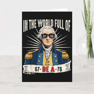 Cartão 67 a 76 Piadas de História do George Washington Me