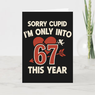 Cartão 67 Cupido Meme do Dia dos Namorados, Gráfico Anti-