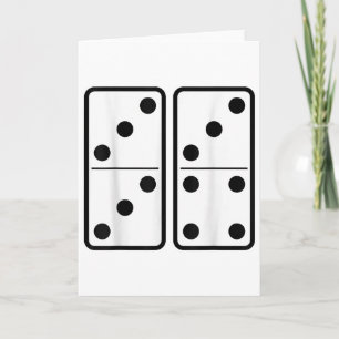 Cartão 67 Dominó Seis Sete Peças Meme Jogador Retro Vinta