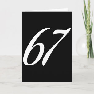 Cartão 67 Doot Doot Letras de Música de Rua de Chicago Me