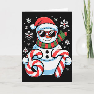 Cartão 67 Meme Boneco de Neve Brainrot Natal Engraçado Cr