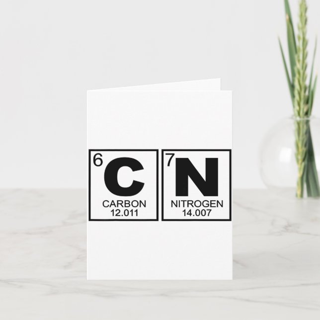 Cartão 67 Meme Funny Science Teacher Periodic Table Retro (Frente)