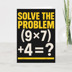 Cartão 67 Meme Professor Matemática Divertido Escola 6-7 