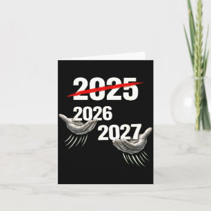 Cartão 67 Nye 2026 Festa Engraçada de Ano Novo Seis Sete