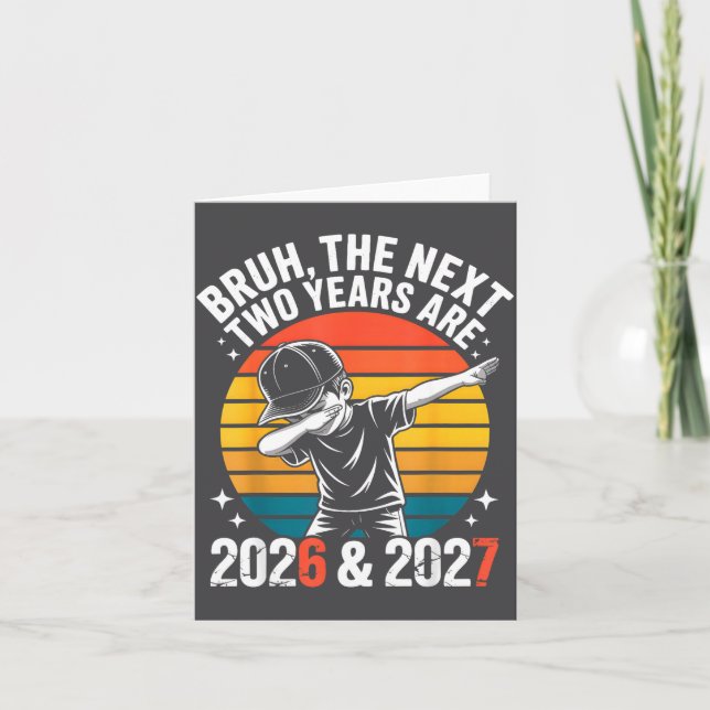 Cartão 67 Nye 2026 Funny Boys Kids New Years Eve Party 6  (Frente)