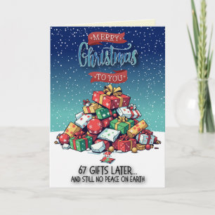 Cartão 67 Presentes Divertidos de Natal