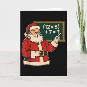 Cartão 67 Professor Natal Papai Noel Seis Sete Meme Brain