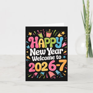 Cartão 67 Réveillon - Feliz Ano Novo 2026-7 Engraçado 67