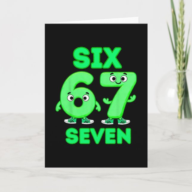 Cartão 67 Rotina Mental Italiana Divertida Rotina Mental  (Frente)