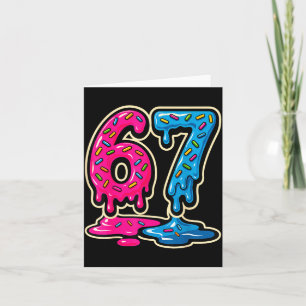 Cartão 67 Sorvete Meme Seis Sete 