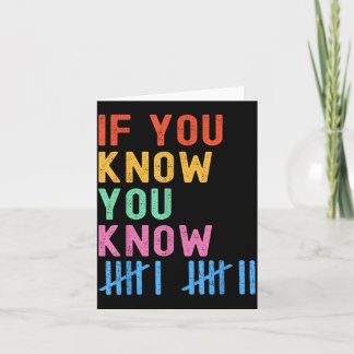 Cartão 6 7 Engraçado Se Você Sabe Você Sabe Marcas de Con