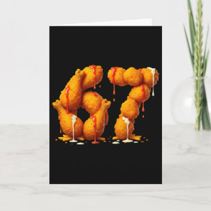 Cartão 6 7 Meme Frango Frito 67 Pijamas Crianças Seis Set