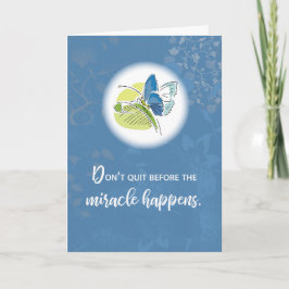 Cartão 6 meses Aniversário 12 Etapa Recuperação Não Sair