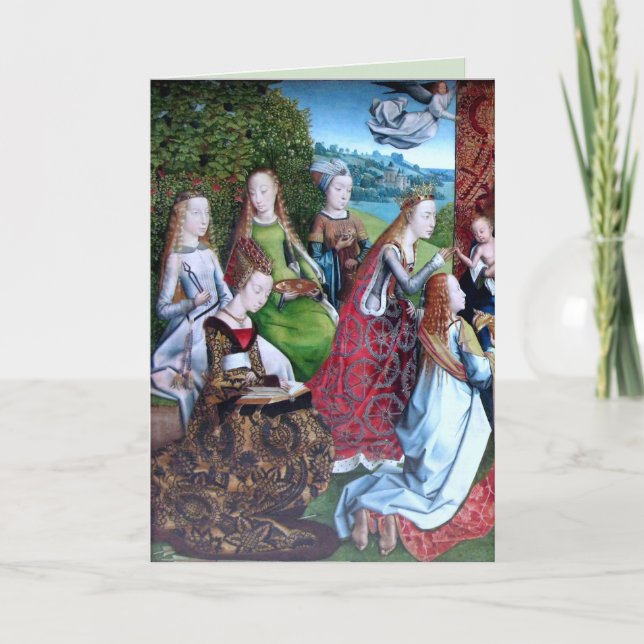 Cartão 6 Santos do jardim (metade esquerda: M 070) (Frente)