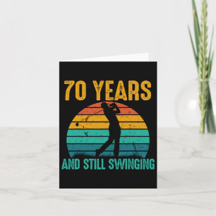 Cartão 70 Anos E Ainda Incêndios 70 De Golfe