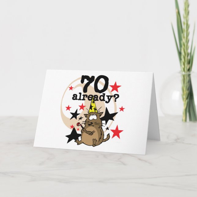 Cartão 70 Já Aniversário (Frente)