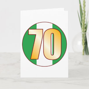 Cartão 70 NIGERIA Gold