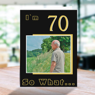 Cartão 70 Que Engraçado Citação 70 Foto de Aniversário