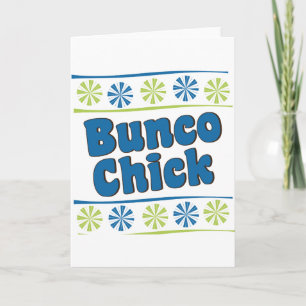 Cartão 70's Bunco Chick
