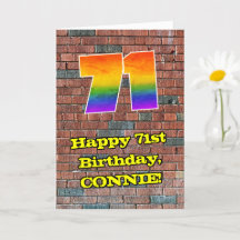 711 Aniversário: Arco-Íris 71 Inspirado no Grafite