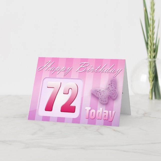 Cartão 72nd Excelente-Tia feliz Mamã da avó do (Frente)