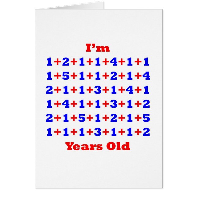 Cartão 79 anos velho! (Frente)