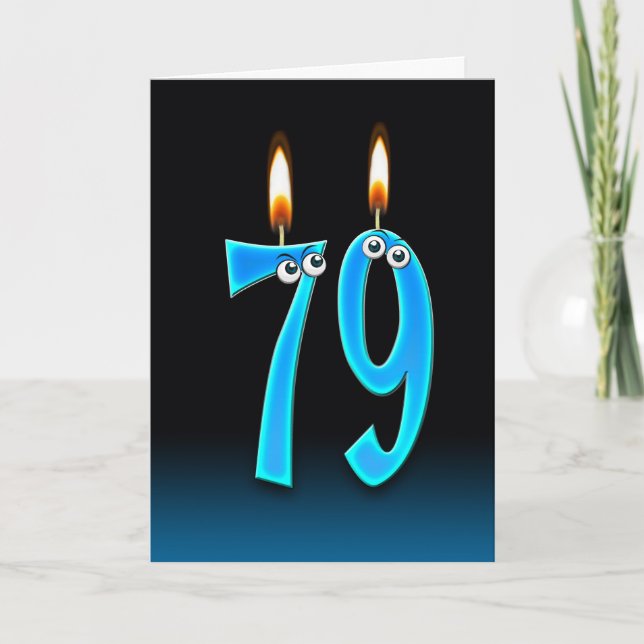 Cartão 79. Velas de aniversário (Frente)
