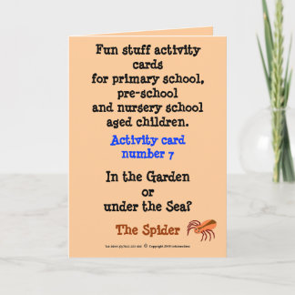 Cartão 7 a aranha